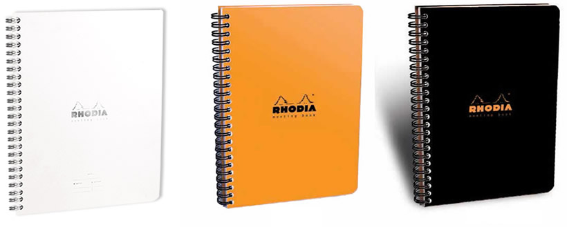 Meeting Book - A4 & A5 - Available in Ice, Orange or Black