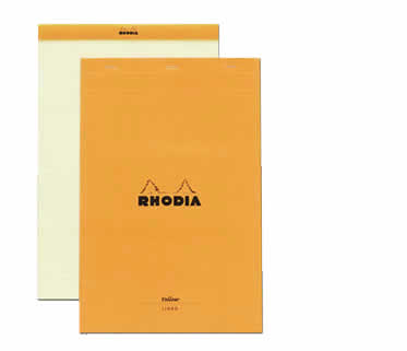 Rhodia Top-Stapled Yellow Pad N°19