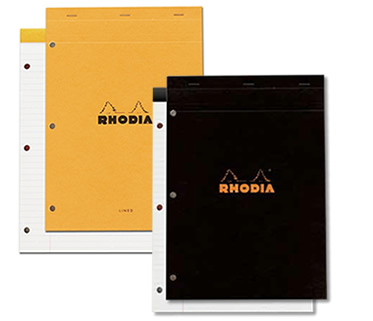 Rhodia Top-Stapled 3 Holes Punched N°18 Pad