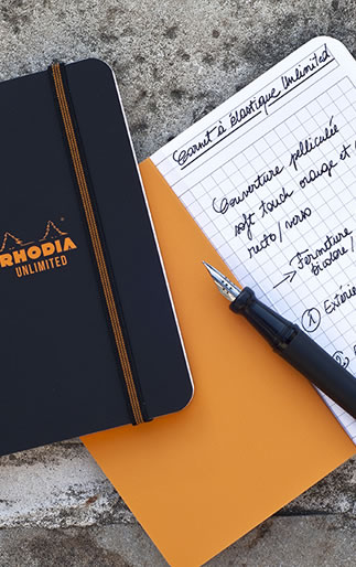 Rhodia Rhodiactive Notebook Quaderno Organizzato con righello e