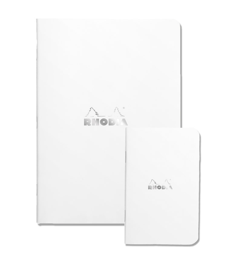 Notebook Rhodia Staplebound Ice 48 Sheets A5 Size 6 x 8.25 Inch Lined 