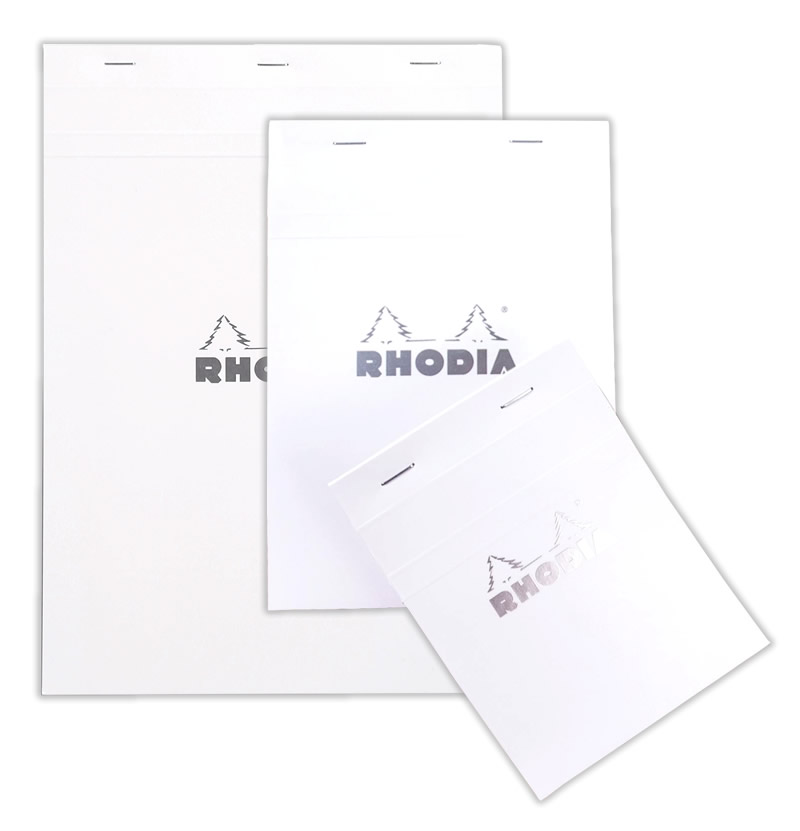 Ice ; Lined; A5 Size 6x8.25 in Details about   Rhodia Staplebound Notepad ; Free pen included 