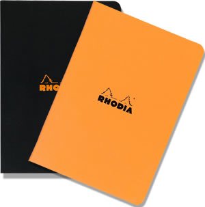 A4 Large Size Side-Stapled Pads - Available in orange or black