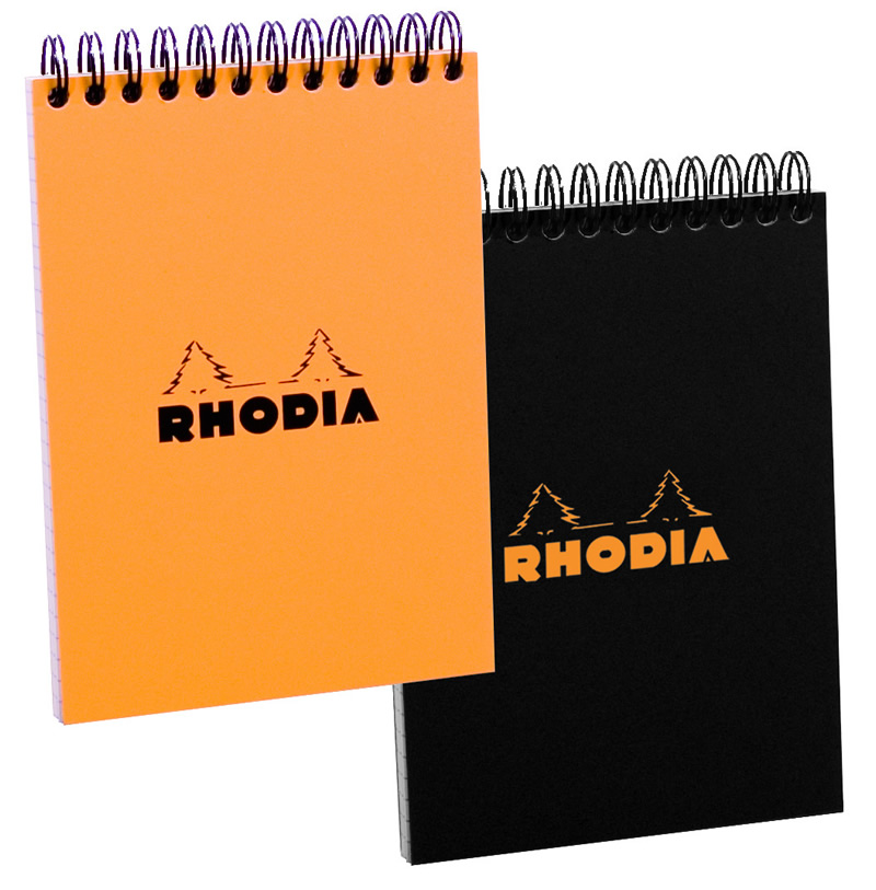 RHODIA Classic - Bloc notes à spirales - A5 - 80 pages - petits carreaux -  à spirales - AvenueBoutique