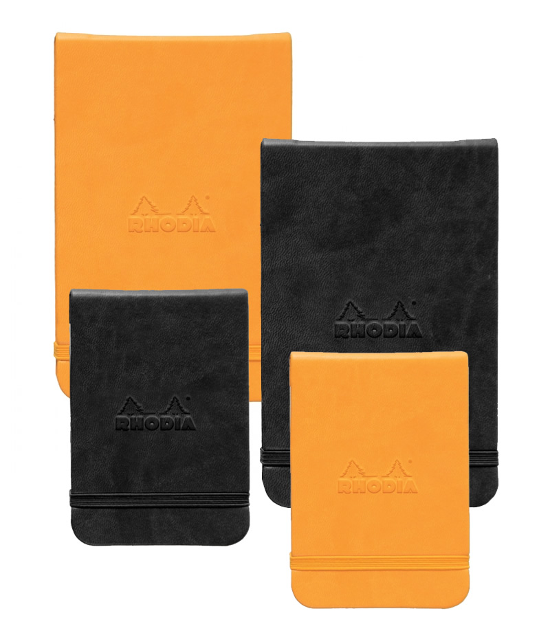 Rhodia DotBook Classical Stapled Notebook A5 (Black) - InexPens